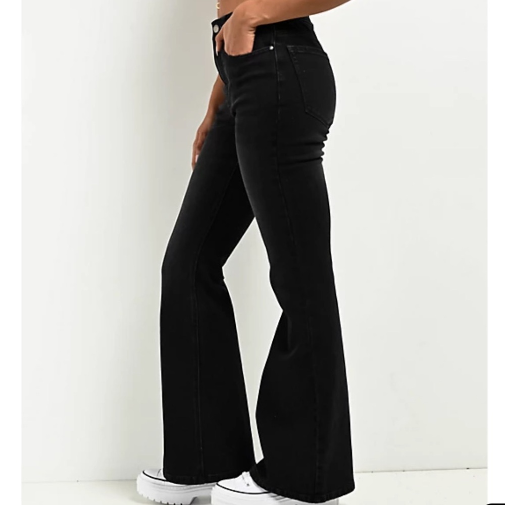 Y2K flare black jeans nwt size 4